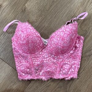 Cosabella Pink Lace Bralette